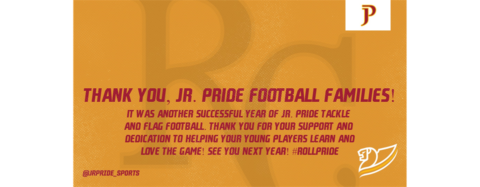 Jr. Pride Football Years End